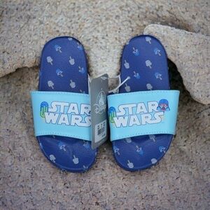 DISNEY‎ Star Wars Kids Slide Sandals, Size 9/10 NEW!